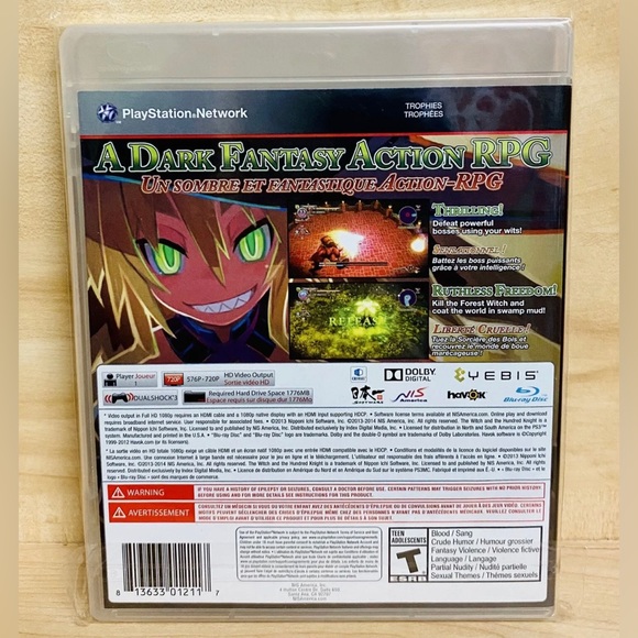 Video Games PlayStation 3 - Witch And The Hundred Knight Complete CIB w OST PS3 - Picture 3 of 5